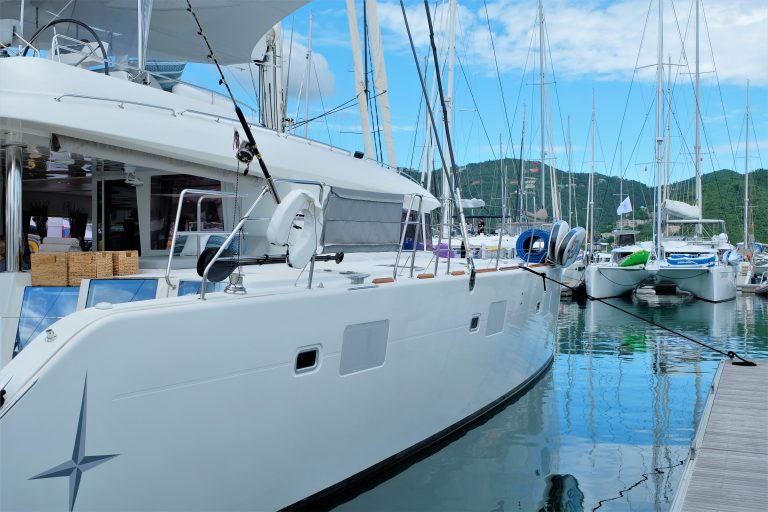 foxy-lady beam, luxury catamaran, caribbean charters, sailing trips, regency yacht vacations, crewed yachts