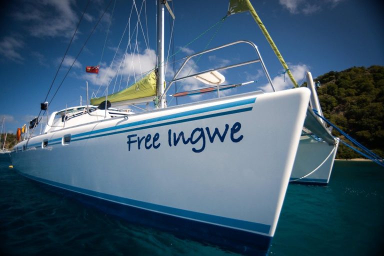 Free Ingwe, catamaran, caribbean charters, sailing trips, regency yacht vacations, crewed yachts
